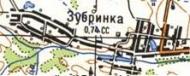 Топографічна карта Зубринка
