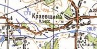Topographic map of Krayivschyna
