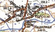 Topographic map of Nedilysche