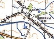 Топографічна карта Липлянів