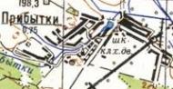 Топографічна карта Прибиток