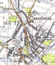 Topographic map of Ivanopil