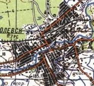 Топографічна карта Олевська