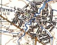 Топографическая карта Пятки