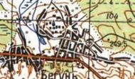Топографічна карта Бігуні