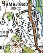 Topographic map of Chumalovo