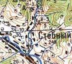 Topographic map of Stebnyy