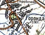 Топографічна карта Горонди