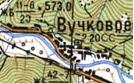 Topographic map of Vuchkove