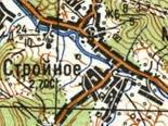 Topographic map of Stroyne