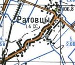 Topographic map of Rativtsi