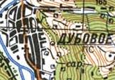 Topographic map of Dubove