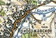 Topographic map of Pryborzhavske