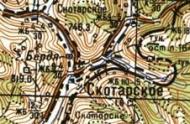 Topographic map of Skotarske