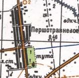 Топографічна карта Першотравневого