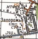 Topographic map of Zaporizhzhya