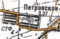 Топографічна карта Петрівського