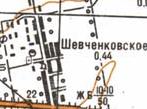 Топографічна карта Шевченківського