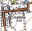 Topographic map of Sadove
