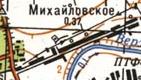 Топографічна карта Михайлівського