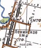 Топографічна карта Ленінського