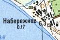 Топографічна карта Набережного