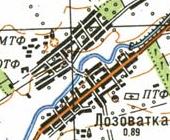 Topographic map of Lozuvatka