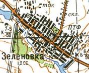 Topographic map of Zelenivka