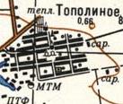 Топографічна карта Тополиного