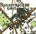 Topographic map of Proletarske