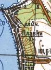 Topographic map of Plavni