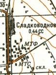 Топографічна карта Солодководного