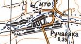 Топографічна карта Ручаївки