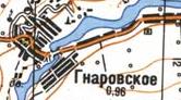 Topographic map of Gnarovske