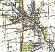 Topographic map of Berestove