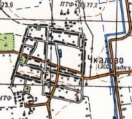 Topographic map of Chkalove