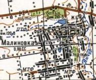 Topographic map of Malynivka