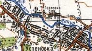 Topographic map of Uspenivka