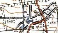 Топографічна карта Новотроїцького