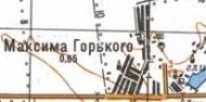 Topographic map of Maksyma Gorkogo
