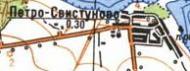 Topographic map of Petro-Svystunove