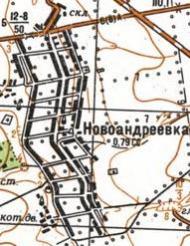 Topographic map of Novoandriyivka