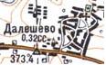 Топографічна карта Далешового