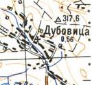 Топографічна карта Дубовиці