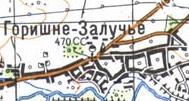Topographic map of Gorishnye Zaluchchya