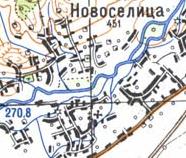 Topographic map of Novoselitsya