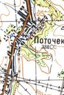 Topographic map of Potichok