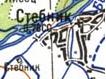 Topographic map of Stebnyk