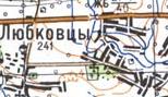 Топографічна карта Любківців