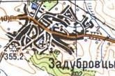 Топографічна карта Задубрівців
